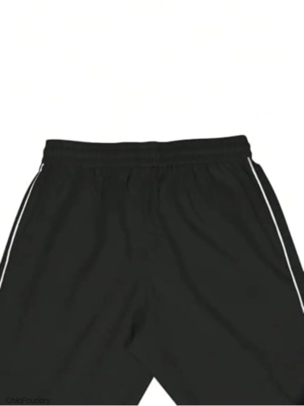 Y2K Contrast Piping Drawstring Sweatpants Cargo Pants with Pockets